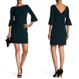 💥 NEW | Hunter Green Dress with Bell Sleeves